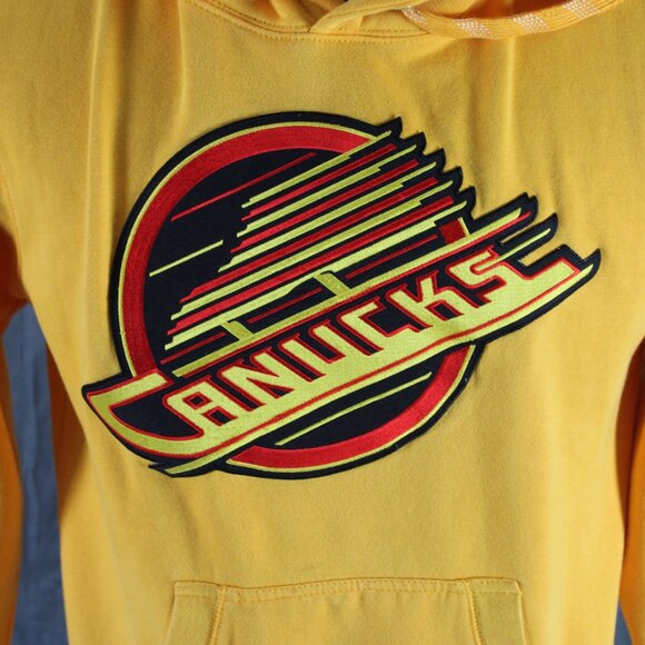Vancouver Canucks Hoodie - Classic Speeding Skate Logo - Men's Small - Picture 2 of 8